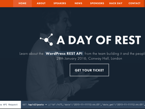 The Day of Rest site has gone all REST API